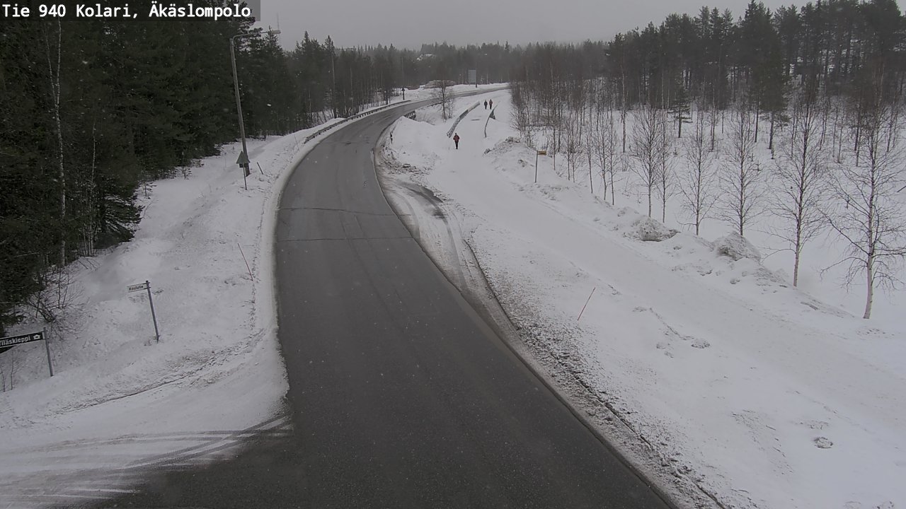 Weather Camera Image Road 940 Kolari, Äkäslompolo, Kolari, Lappi