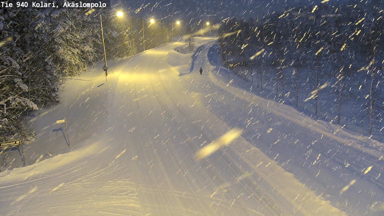 Weather Camera Image Road 940 Kolari, Äkäslompolo, Kolari, Lappi