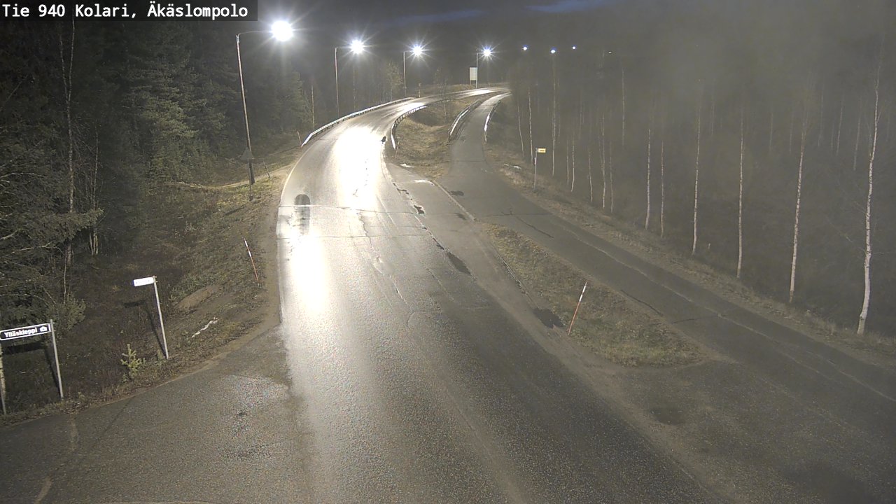 Kelikamerat Kuva Tie 940 Kolari, Äkäslompolo, Kolari, Lappi