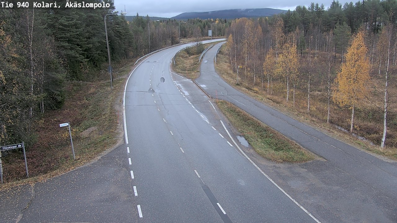 Weather Camera Image Road 940 Kolari, Äkäslompolo, Kolari, Lappi