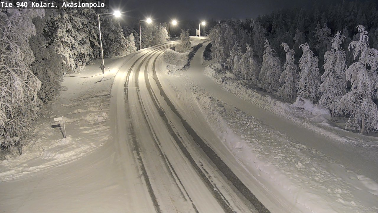 Kelikamerat Kuva Tie 940 Kolari, Äkäslompolo, Kolari, Lappi