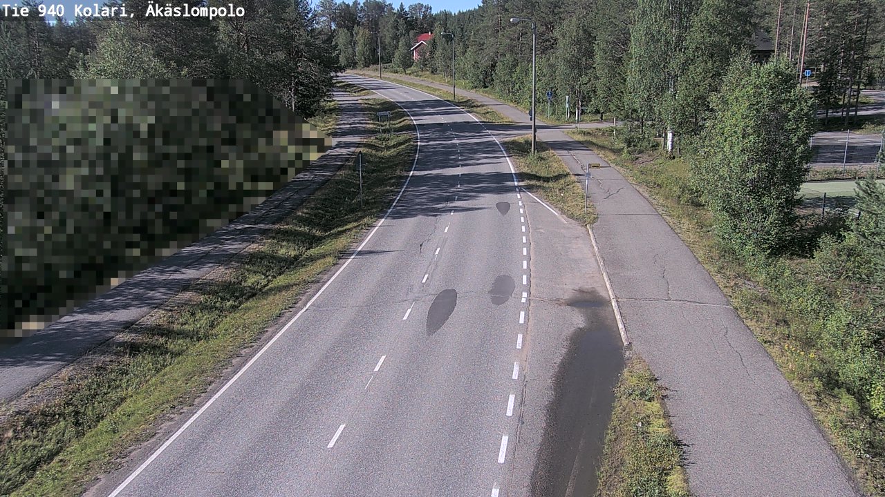 Weather Camera Image Väg 940 Kolari, Äkäslompolo, Kolari, Lappi