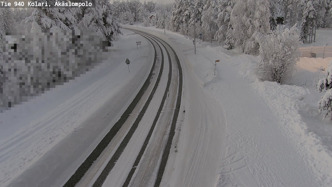 Kelikamerat Kuva Tie 940 Kolari, Äkäslompolo, Kolari, Lappi