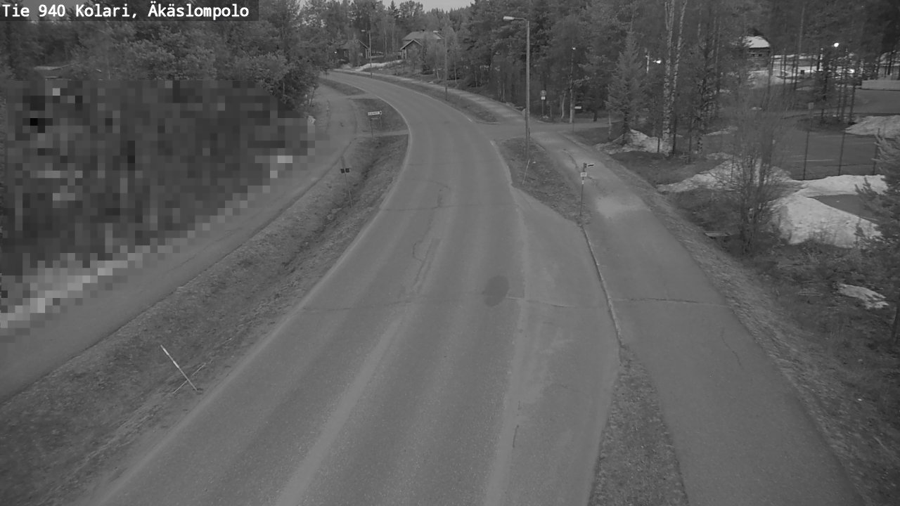 Weather Camera Image Väg 940 Kolari, Äkäslompolo, Kolari, Lappi