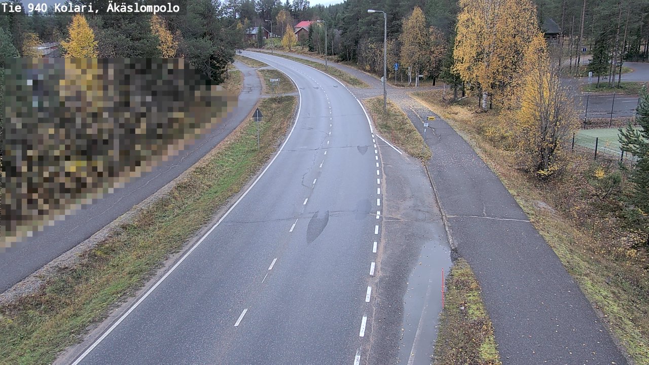 Weather Camera Image Väg 940 Kolari, Äkäslompolo, Kolari, Lappi