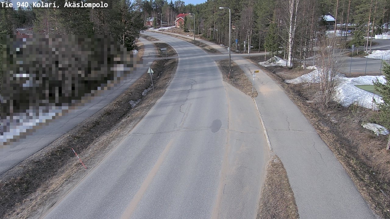 Weather Camera Image Väg 940 Kolari, Äkäslompolo, Kolari, Lappi