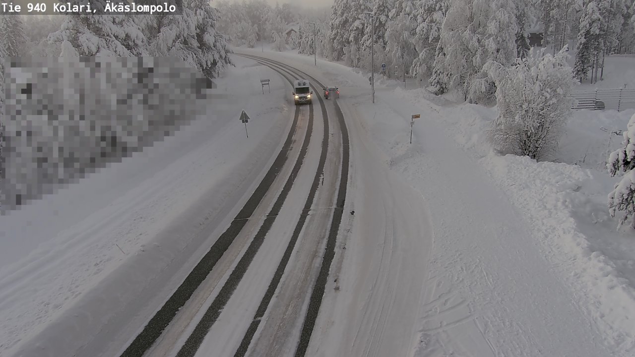 Weather Camera Image Road 940 Kolari, Äkäslompolo, Kolari, Lappi