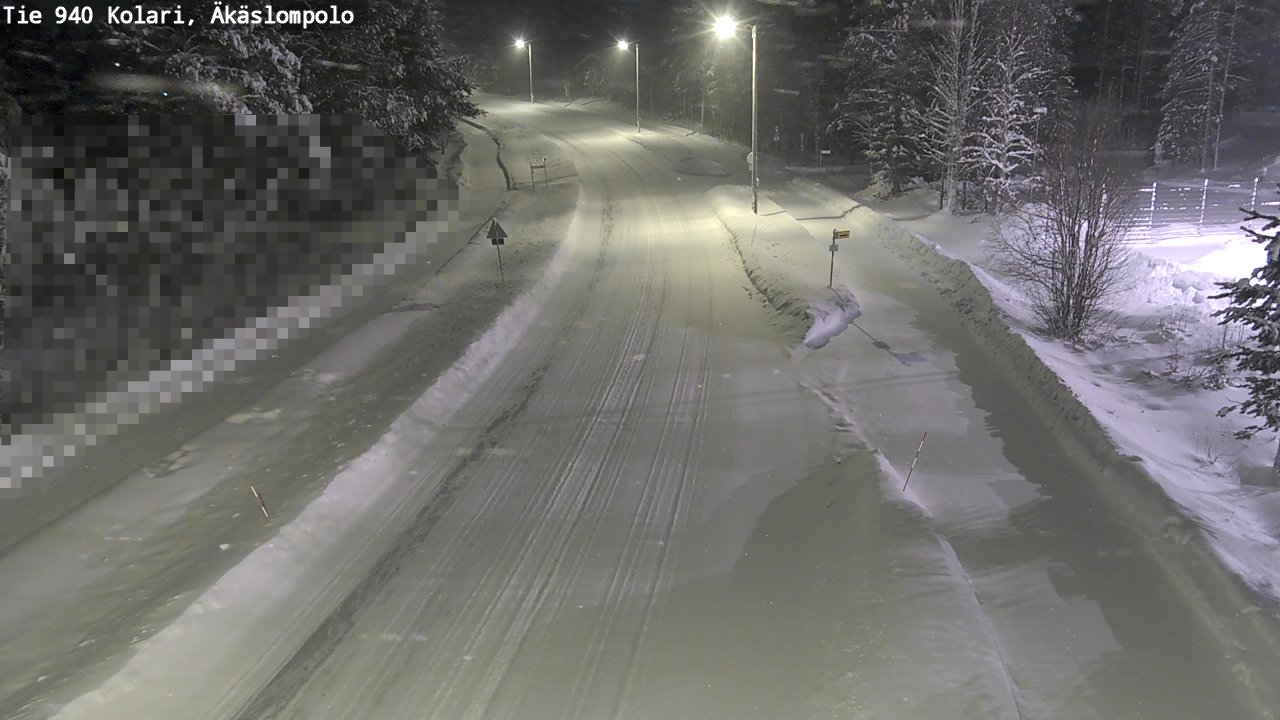 Kelikamerat Kuva Tie 940 Kolari, Äkäslompolo, Kolari, Lappi