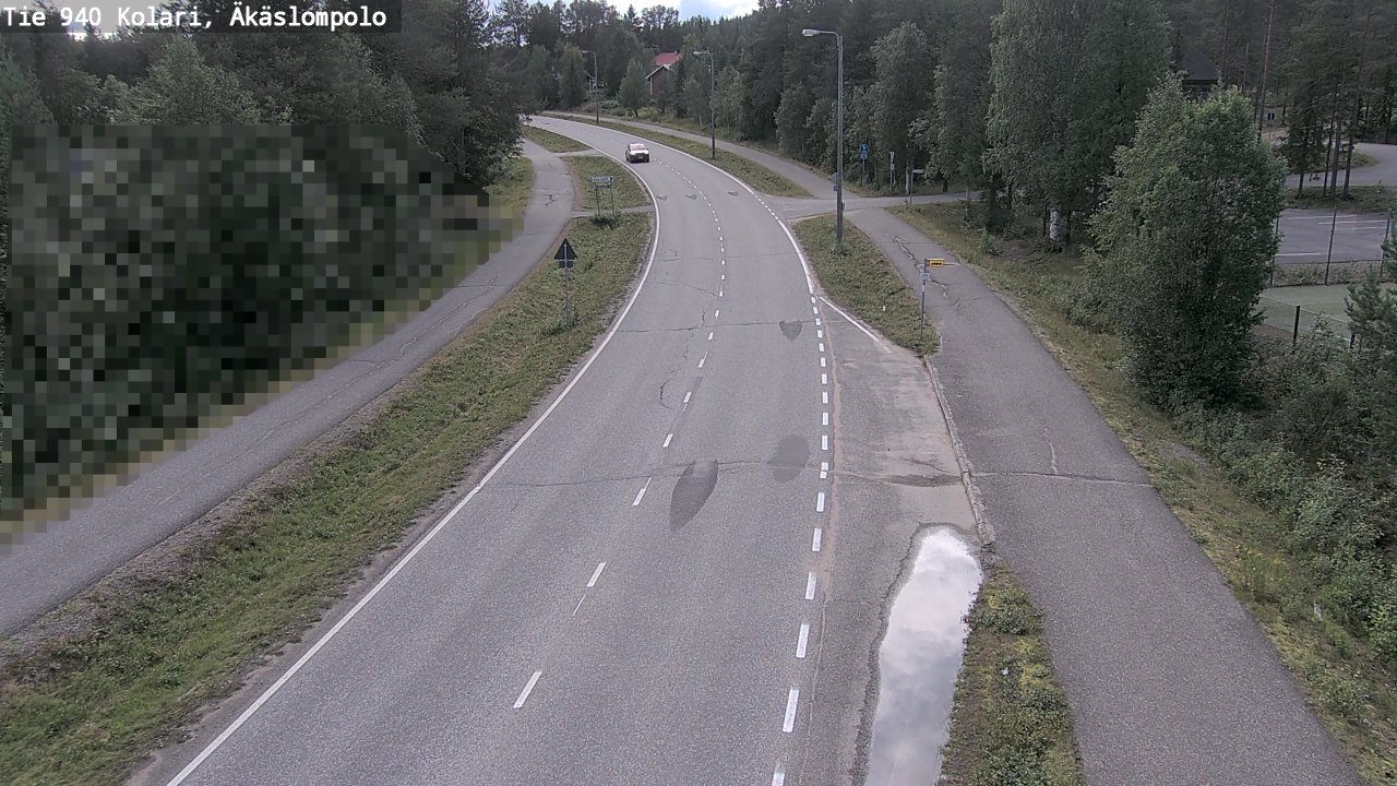 Weather Camera Image Väg 940 Kolari, Äkäslompolo, Kolari, Lappi