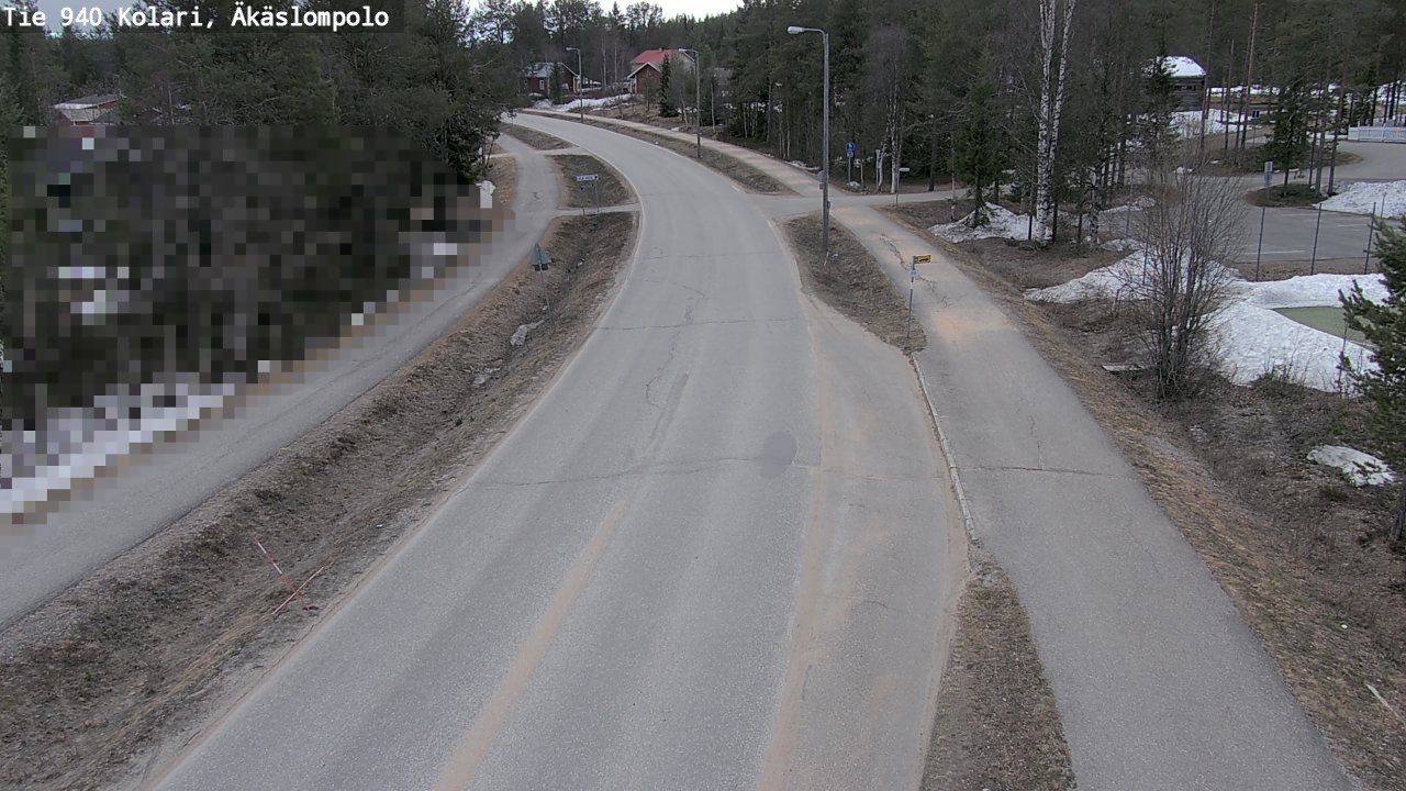Weather Camera Image Väg 940 Kolari, Äkäslompolo, Kolari, Lappi