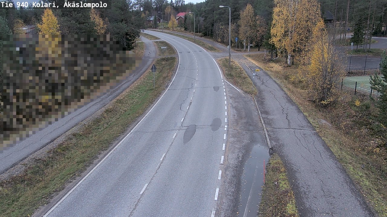 Weather Camera Image Väg 940 Kolari, Äkäslompolo, Kolari, Lappi