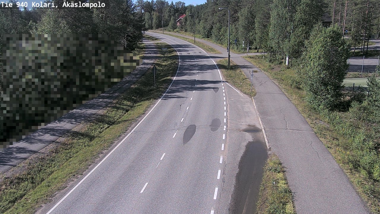 Weather Camera Image Väg 940 Kolari, Äkäslompolo, Kolari, Lappi