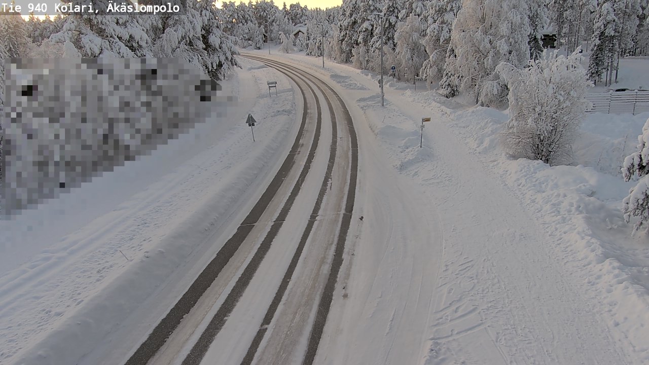 Kelikamerat Kuva Tie 940 Kolari, Äkäslompolo, Kolari, Lappi