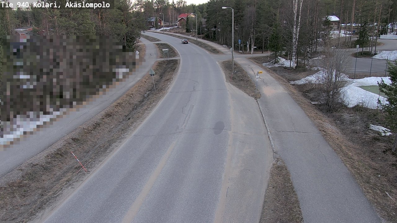 Weather Camera Image Väg 940 Kolari, Äkäslompolo, Kolari, Lappi