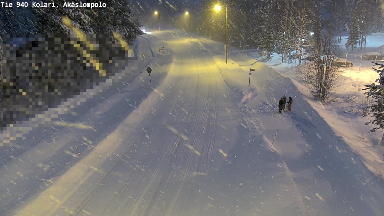 Weather Camera Image Road 940 Kolari, Äkäslompolo, Kolari, Lappi