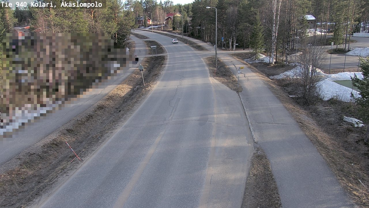 Weather Camera Image Väg 940 Kolari, Äkäslompolo, Kolari, Lappi