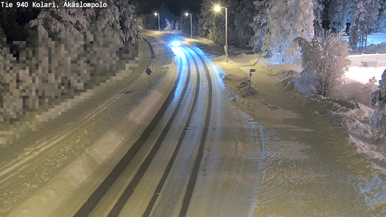 Kelikamerat Kuva Tie 940 Kolari, Äkäslompolo, Kolari, Lappi
