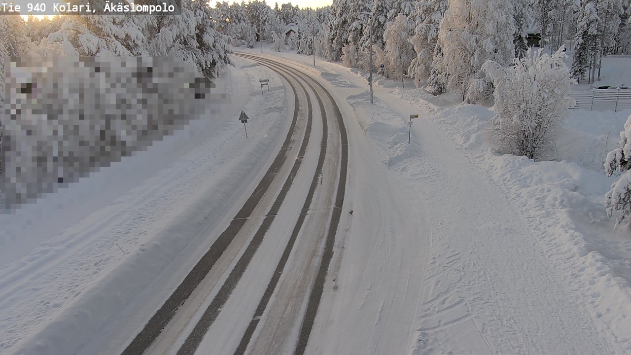Kelikamerat Kuva Tie 940 Kolari, Äkäslompolo, Kolari, Lappi