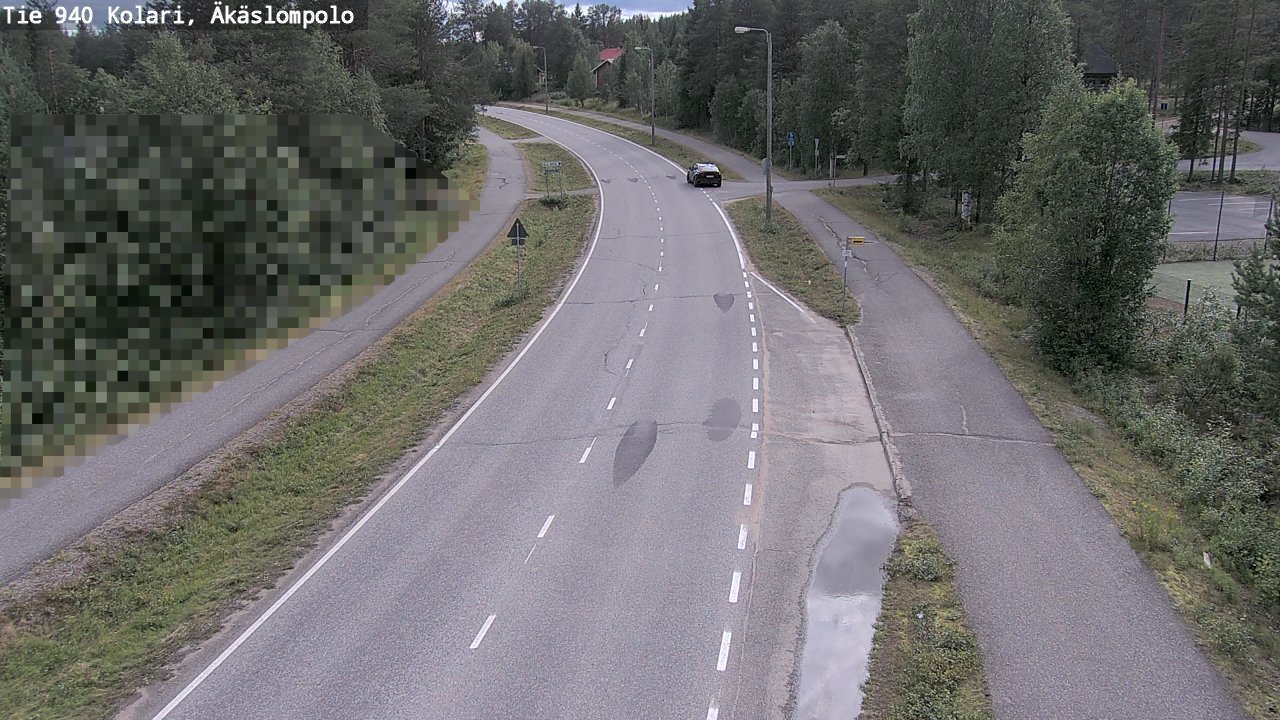 Weather Camera Image Väg 940 Kolari, Äkäslompolo, Kolari, Lappi