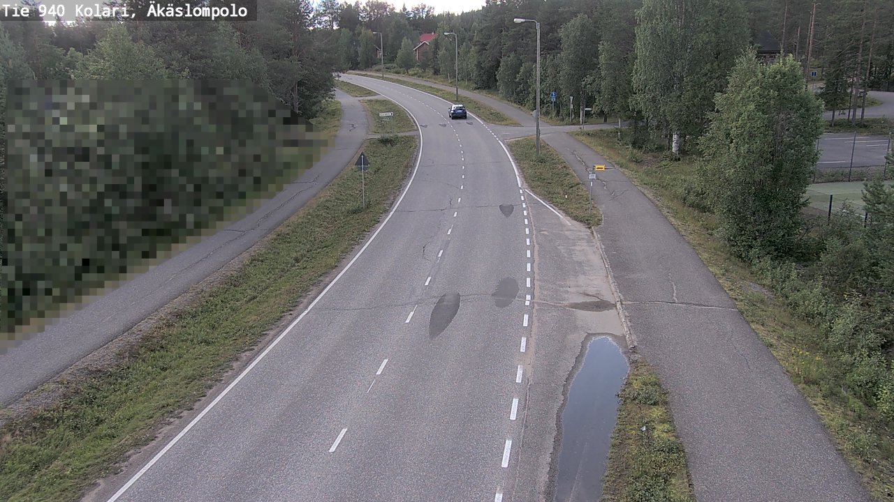Weather Camera Image Väg 940 Kolari, Äkäslompolo, Kolari, Lappi