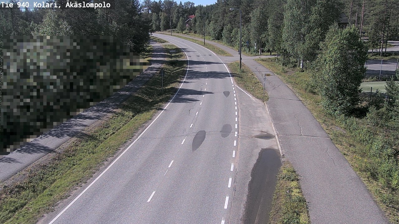 Weather Camera Image Väg 940 Kolari, Äkäslompolo, Kolari, Lappi