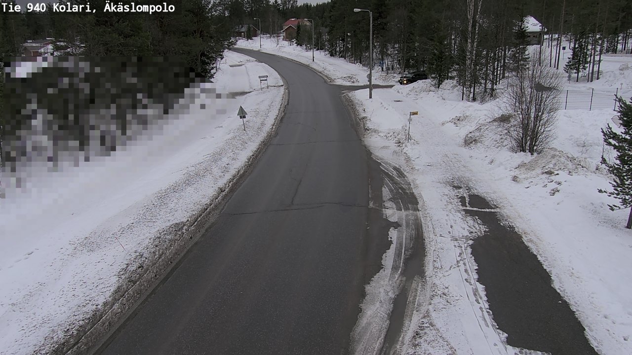 Weather Camera Image Road 940 Kolari, Äkäslompolo, Kolari, Lappi