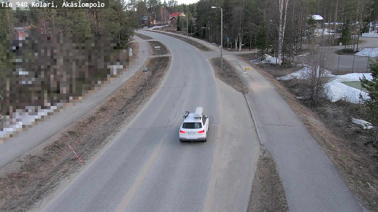 Weather Camera Image Väg 940 Kolari, Äkäslompolo, Kolari, Lappi