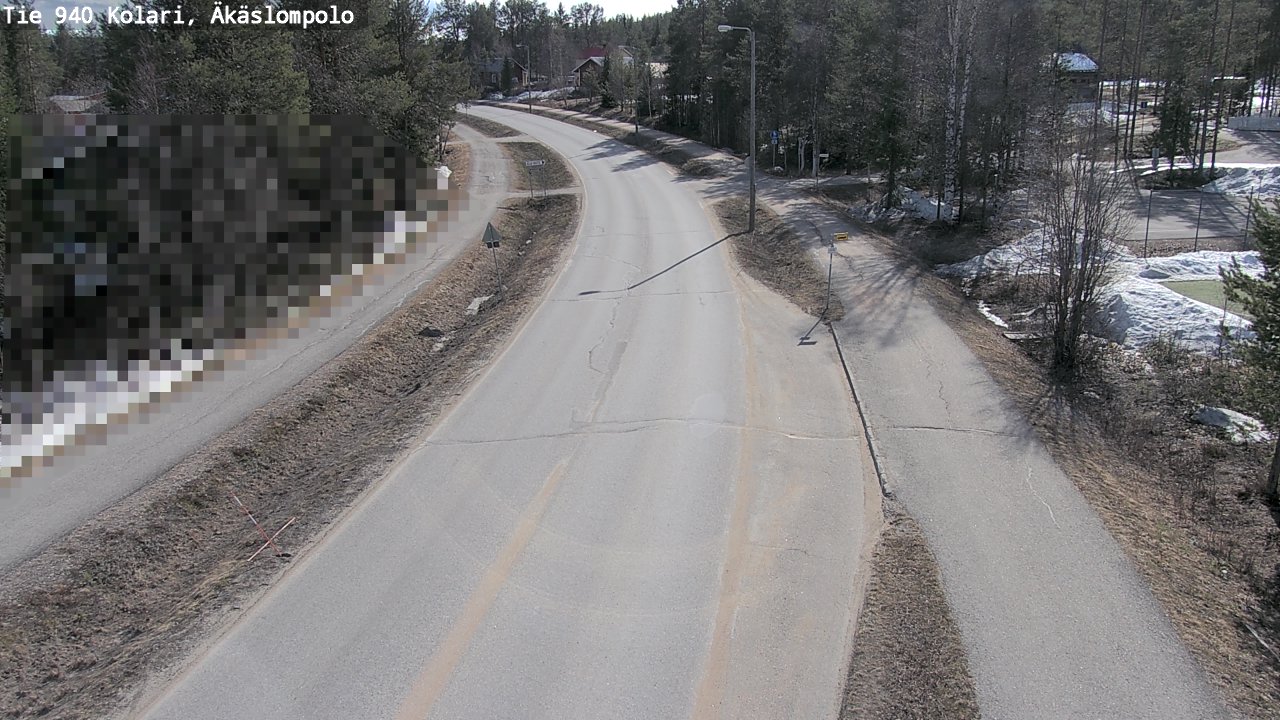 Weather Camera Image Väg 940 Kolari, Äkäslompolo, Kolari, Lappi