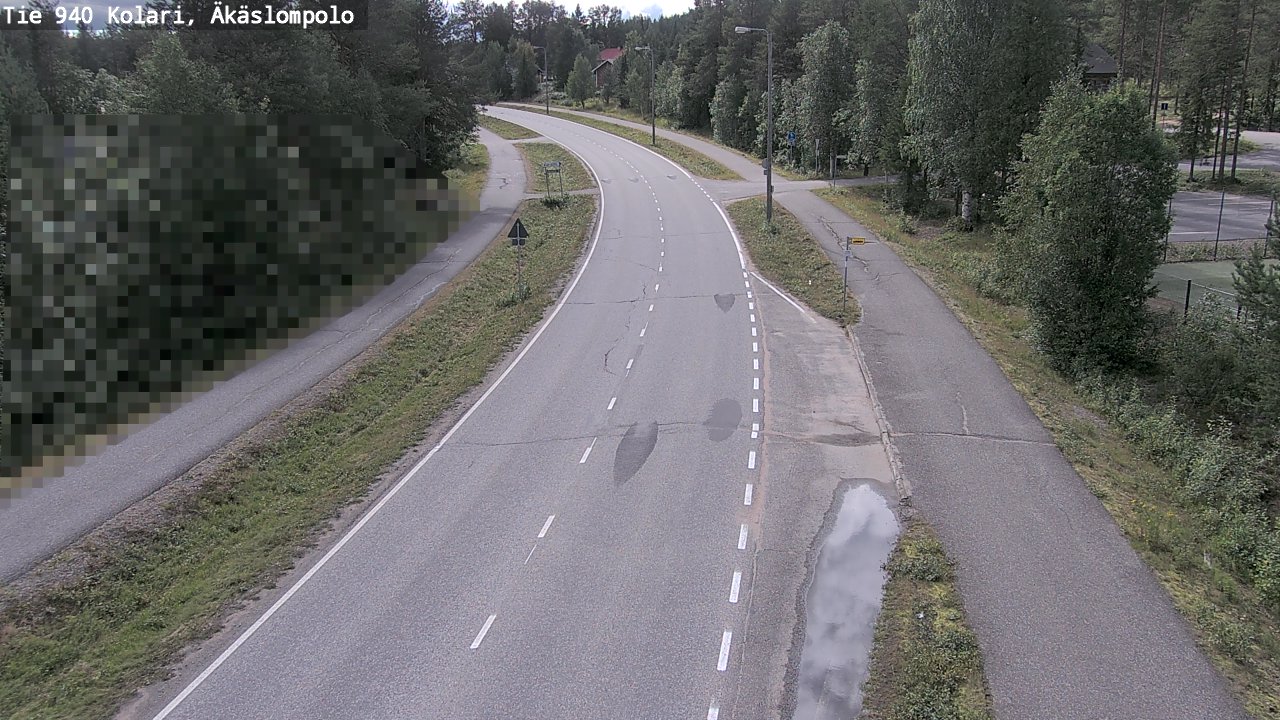Weather Camera Image Väg 940 Kolari, Äkäslompolo, Kolari, Lappi