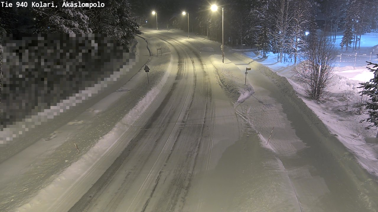 Kelikamerat Kuva Tie 940 Kolari, Äkäslompolo, Kolari, Lappi