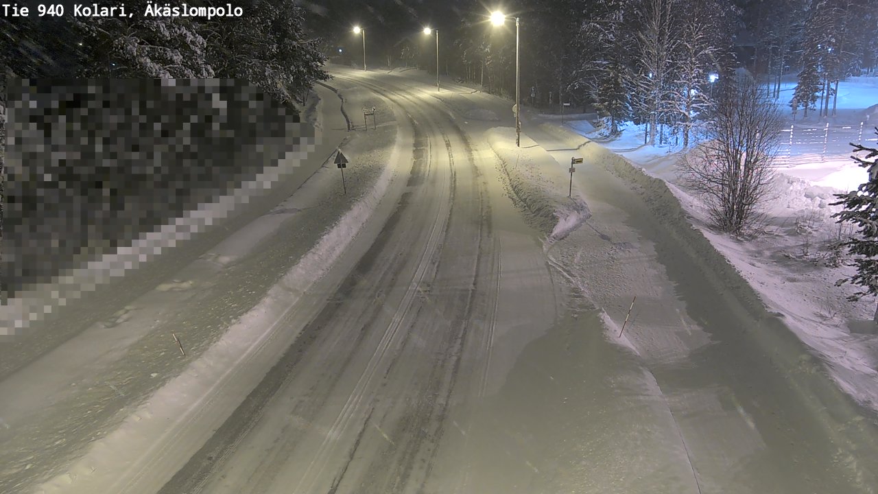 Kelikamerat Kuva Tie 940 Kolari, Äkäslompolo, Kolari, Lappi