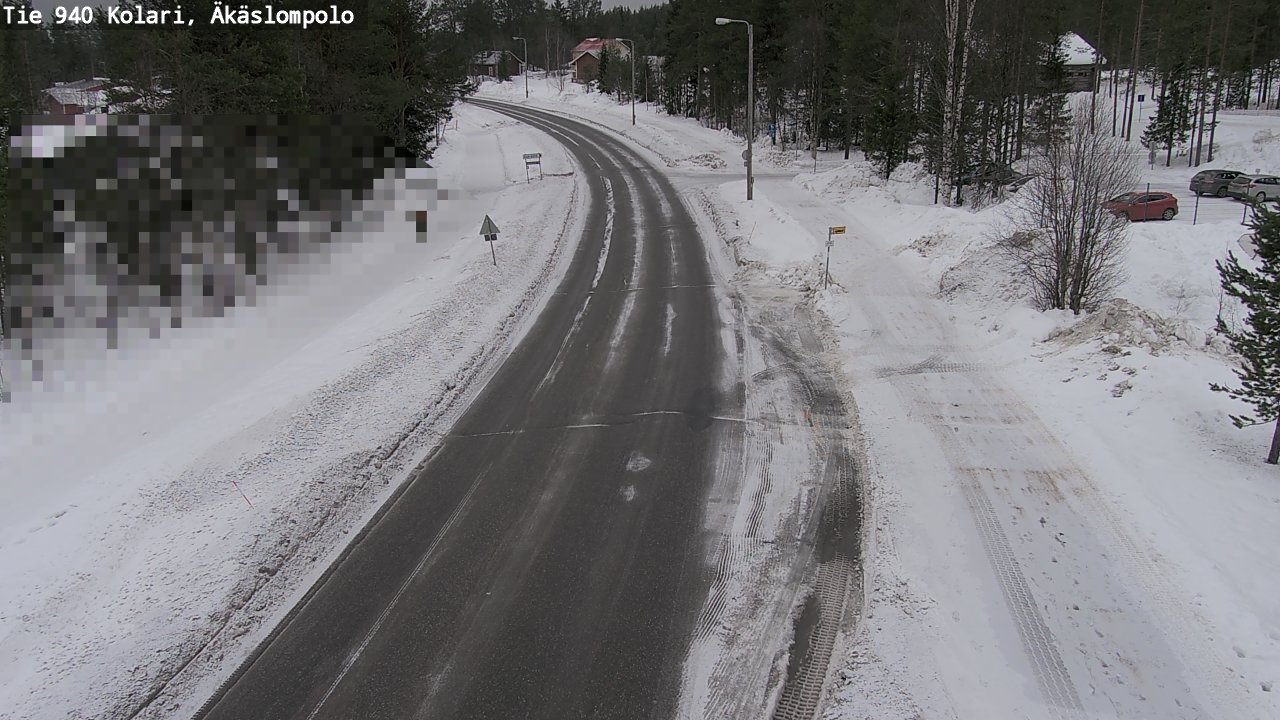 Weather Camera Image Road 940 Kolari, Äkäslompolo, Kolari, Lappi