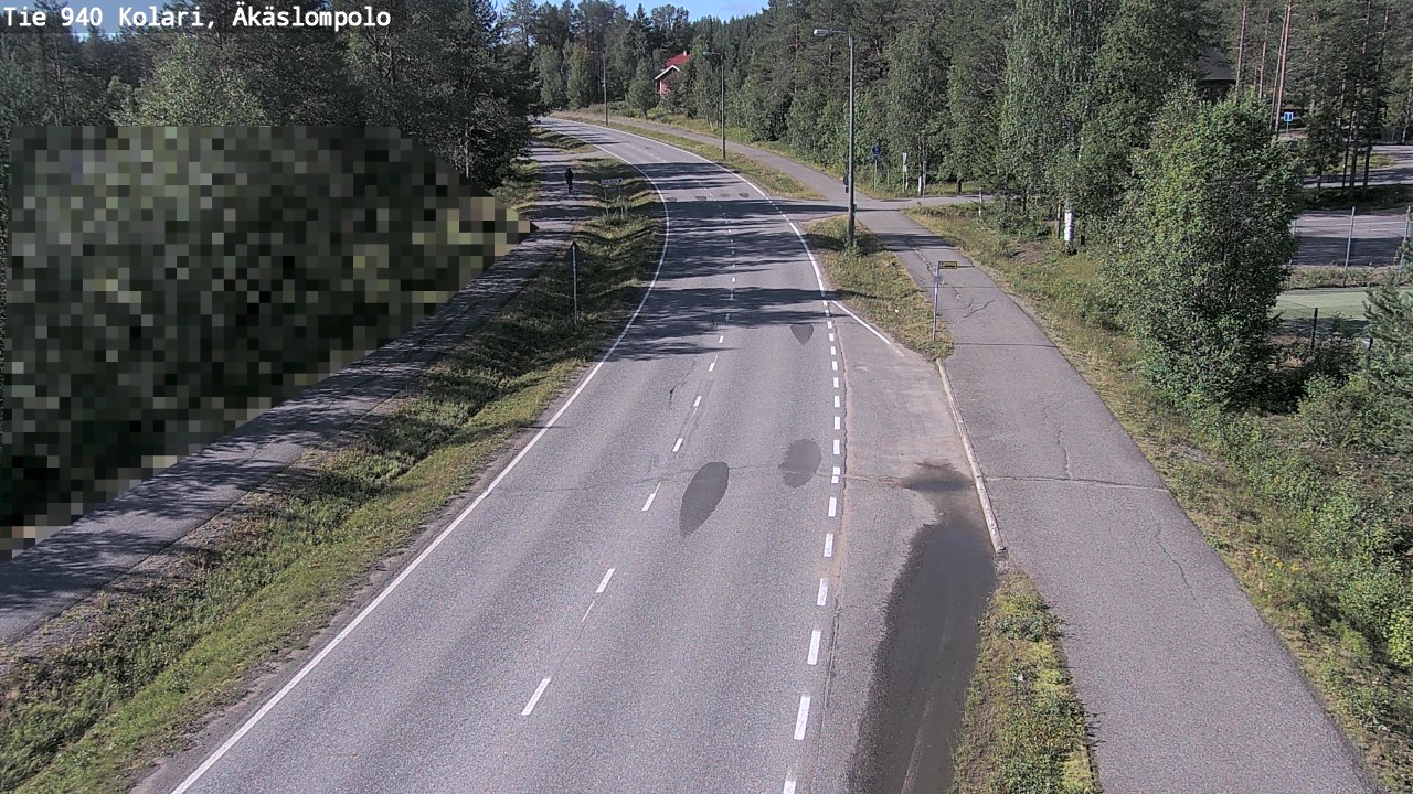 Weather Camera Image Väg 940 Kolari, Äkäslompolo, Kolari, Lappi