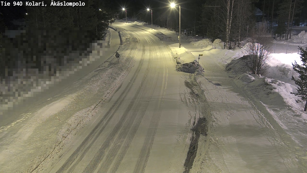 Kelikamerat Kuva Tie 940 Kolari, Äkäslompolo, Kolari, Lappi