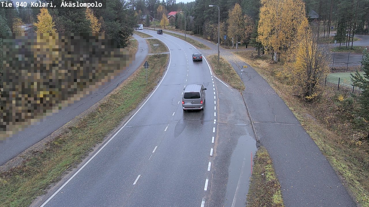 Weather Camera Image Väg 940 Kolari, Äkäslompolo, Kolari, Lappi