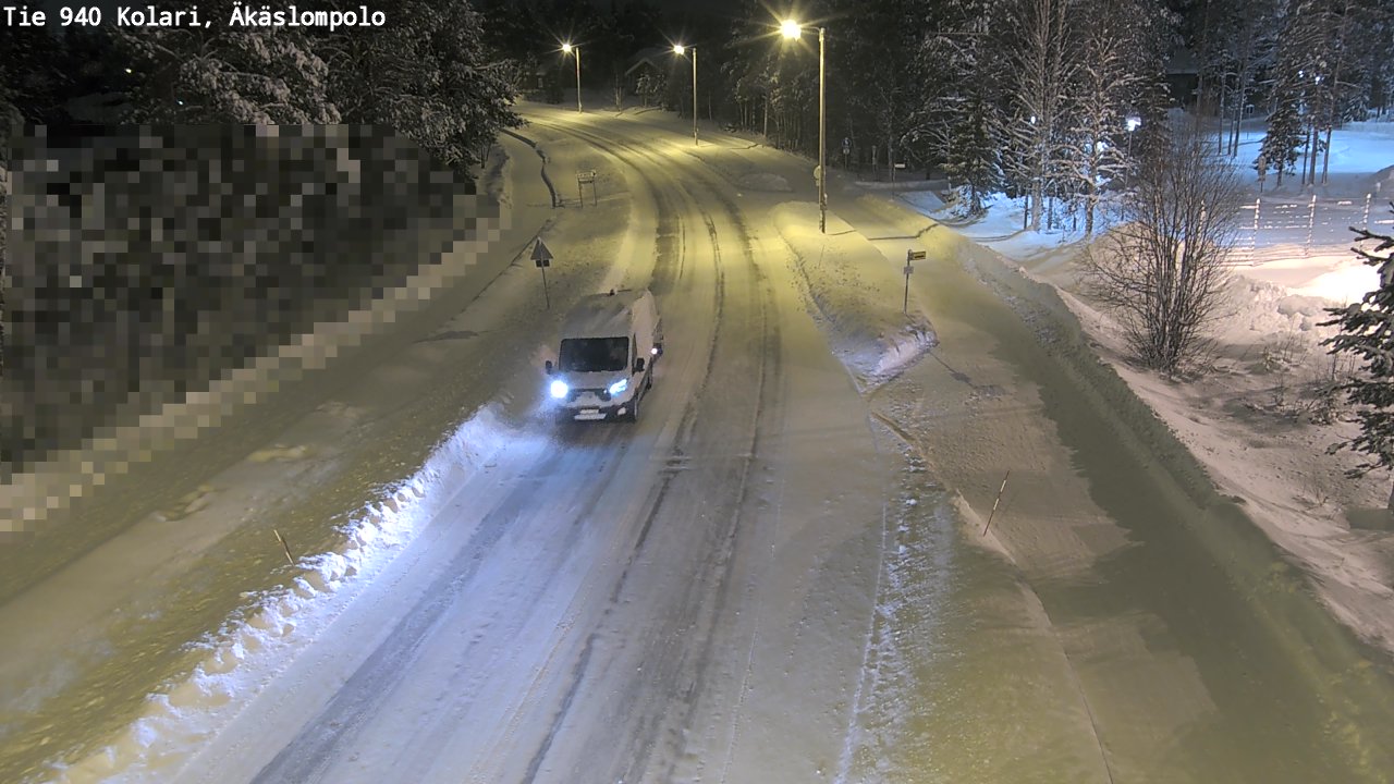 Kelikamerat Kuva Tie 940 Kolari, Äkäslompolo, Kolari, Lappi