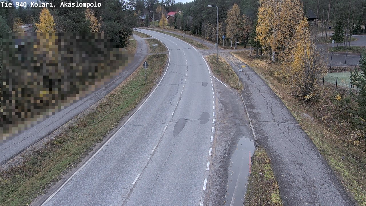 Weather Camera Image Väg 940 Kolari, Äkäslompolo, Kolari, Lappi