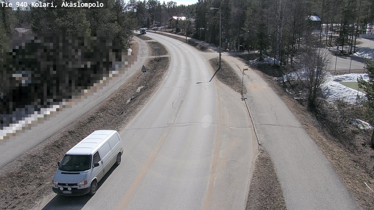 Weather Camera Image Väg 940 Kolari, Äkäslompolo, Kolari, Lappi