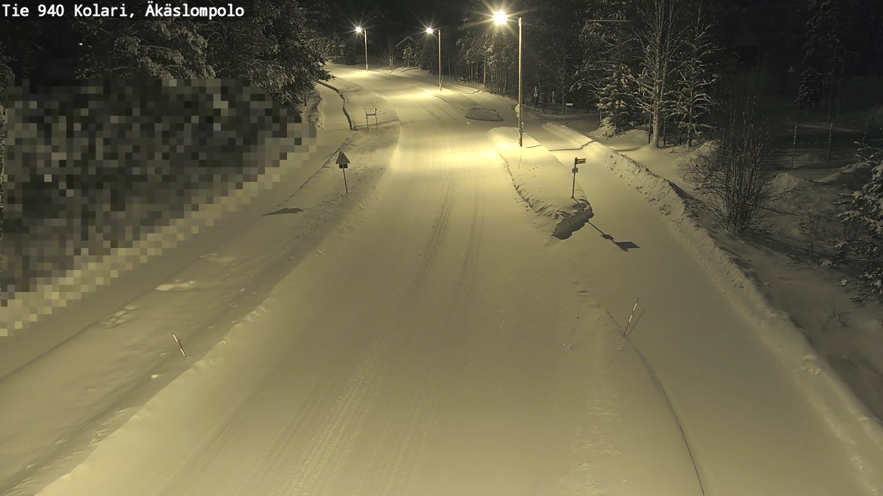 Kelikamerat Kuva Tie 940 Kolari, Äkäslompolo, Kolari, Lappi