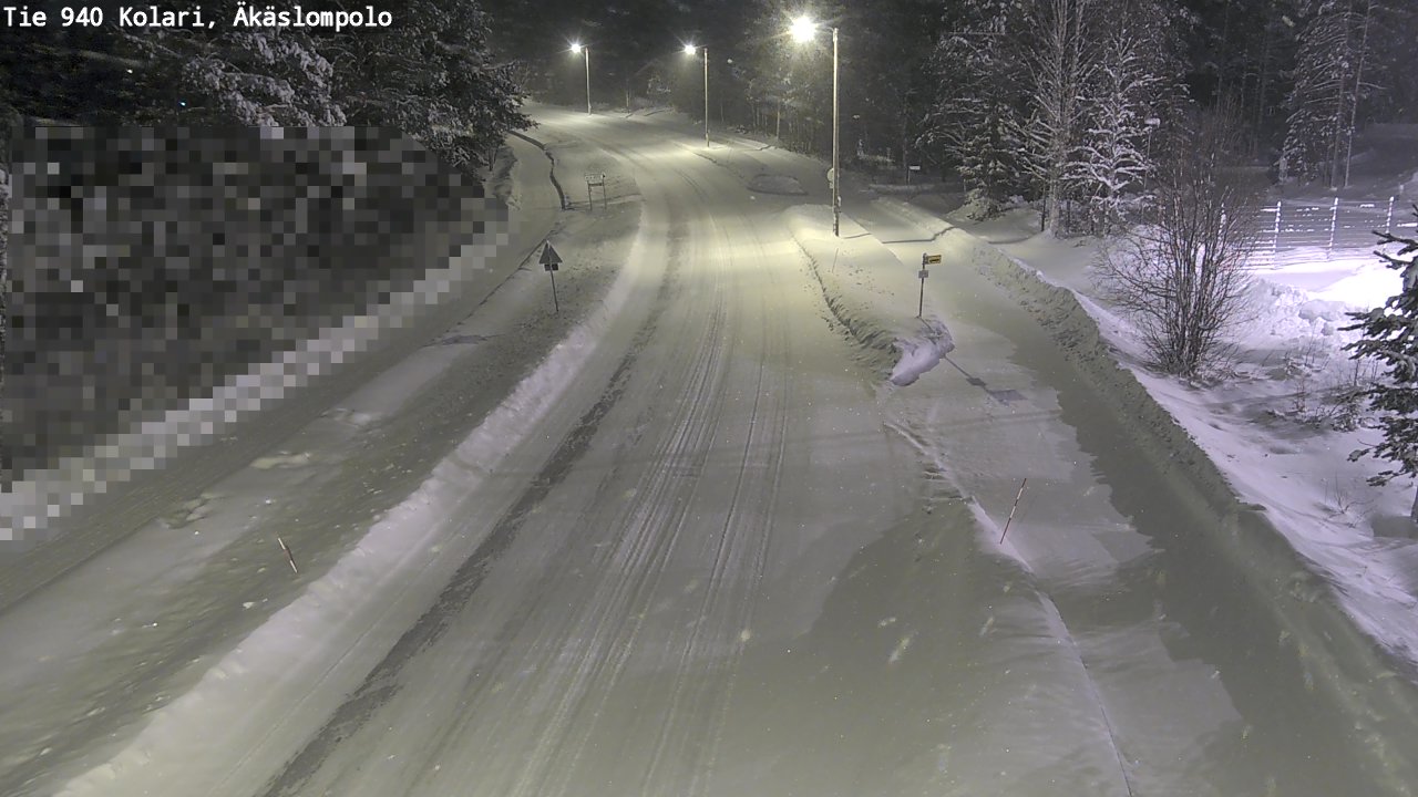 Kelikamerat Kuva Tie 940 Kolari, Äkäslompolo, Kolari, Lappi