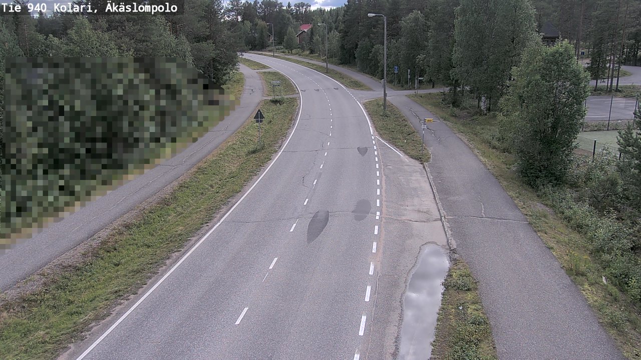 Weather Camera Image Väg 940 Kolari, Äkäslompolo, Kolari, Lappi