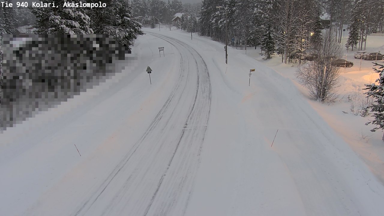 Kelikamerat Kuva Tie 940 Kolari, Äkäslompolo, Kolari, Lappi