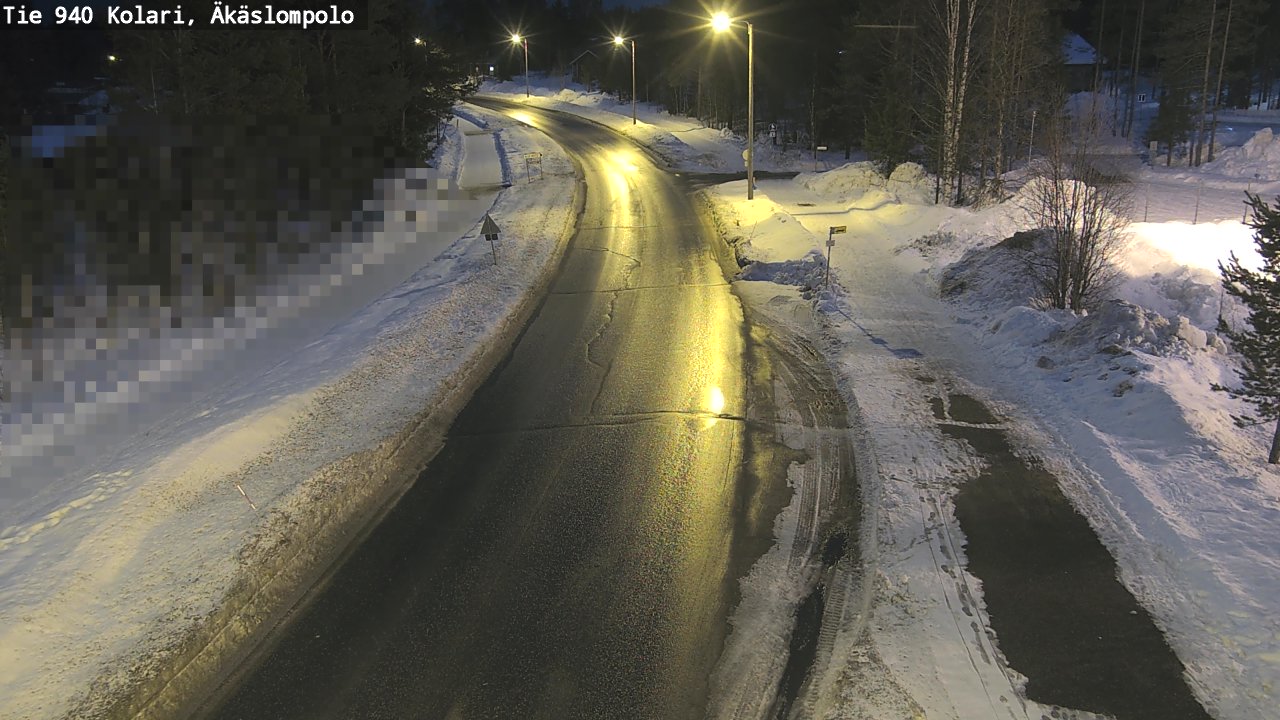 Weather Camera Image Road 940 Kolari, Äkäslompolo, Kolari, Lappi