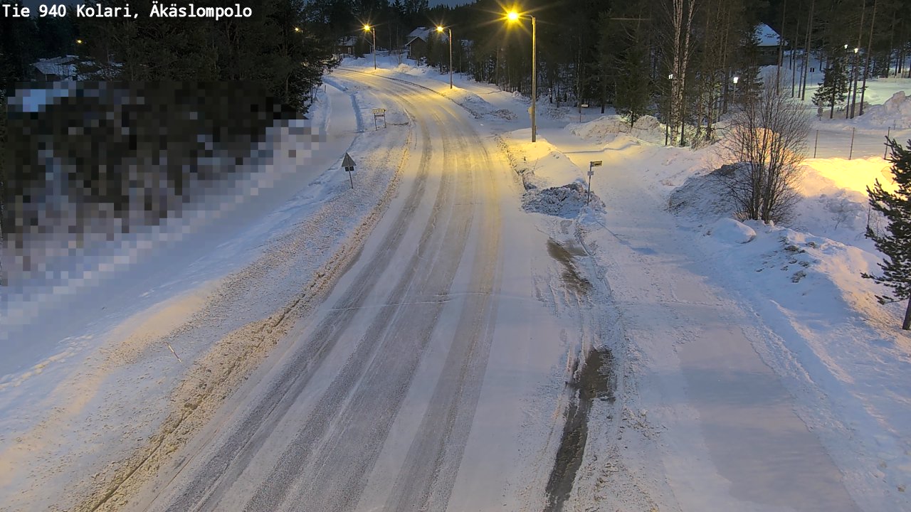 Kelikamerat Kuva Tie 940 Kolari, Äkäslompolo, Kolari, Lappi