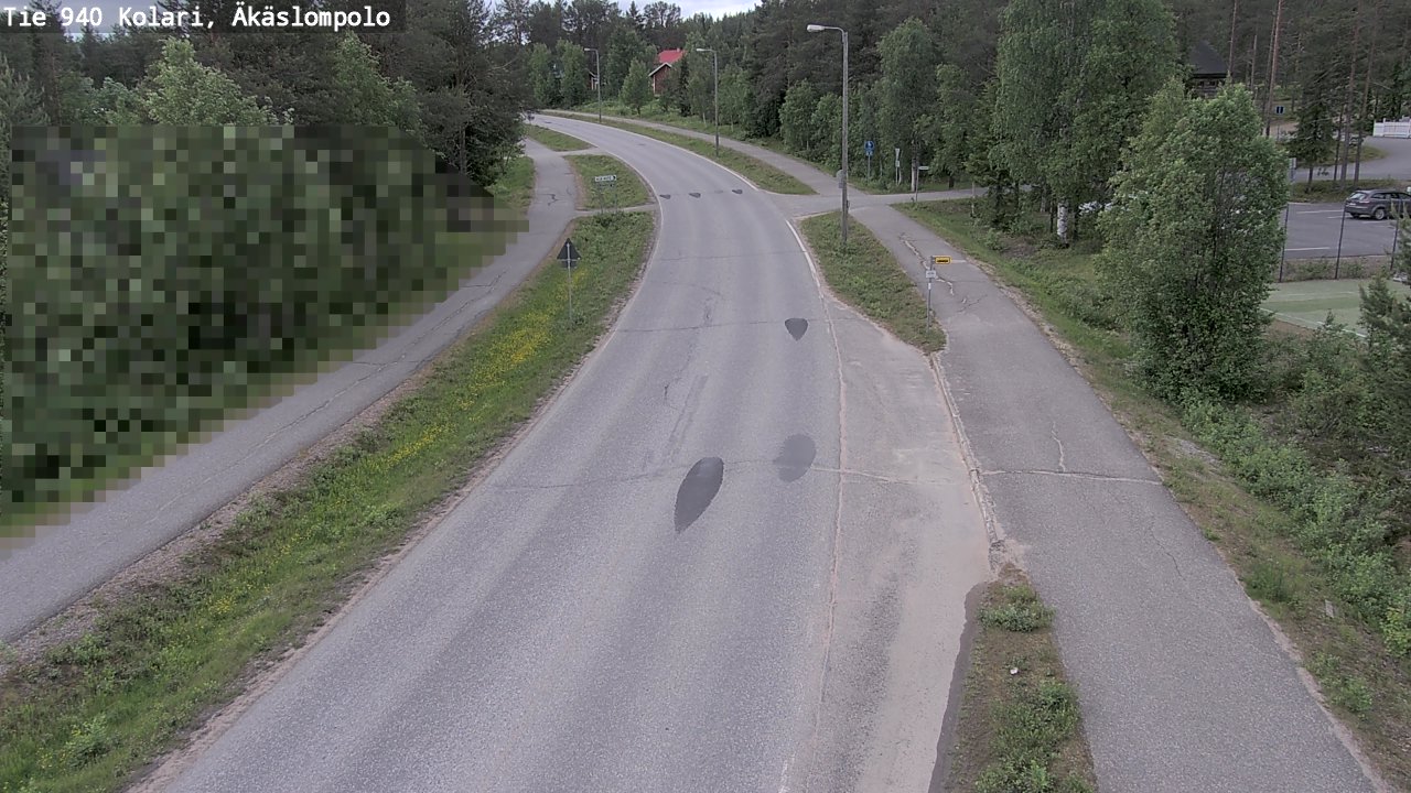 Weather Camera Image Väg 940 Kolari, Äkäslompolo, Kolari, Lappi