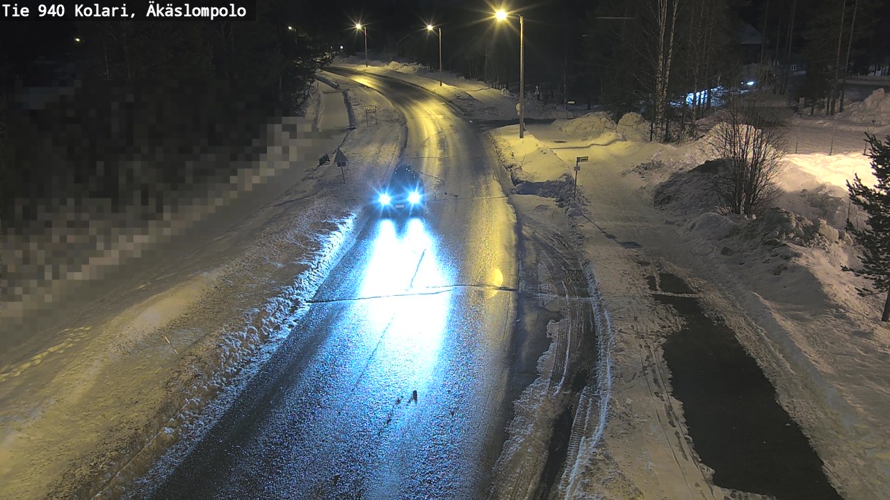 Weather Camera Image Road 940 Kolari, Äkäslompolo, Kolari, Lappi