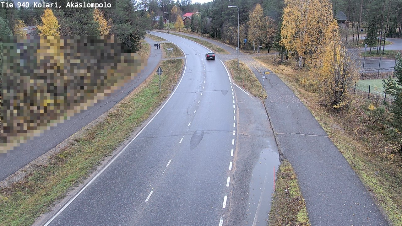 Weather Camera Image Väg 940 Kolari, Äkäslompolo, Kolari, Lappi