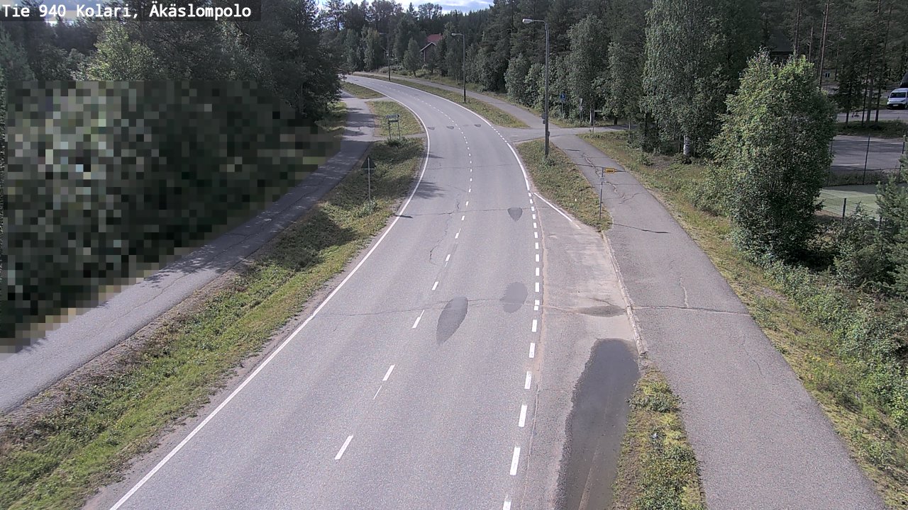 Weather Camera Image Väg 940 Kolari, Äkäslompolo, Kolari, Lappi
