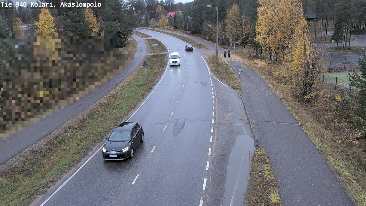 Weather Camera Image Väg 940 Kolari, Äkäslompolo, Kolari, Lappi