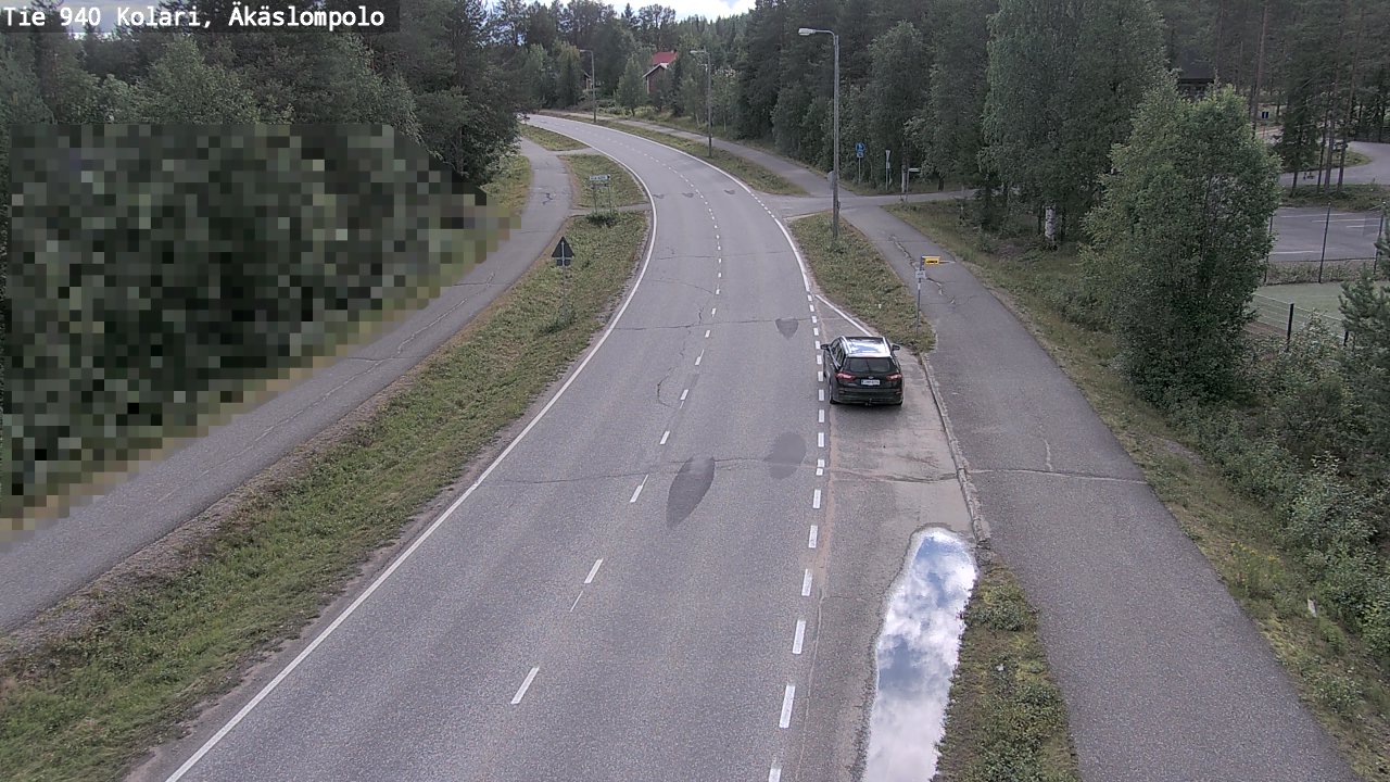 Weather Camera Image Väg 940 Kolari, Äkäslompolo, Kolari, Lappi
